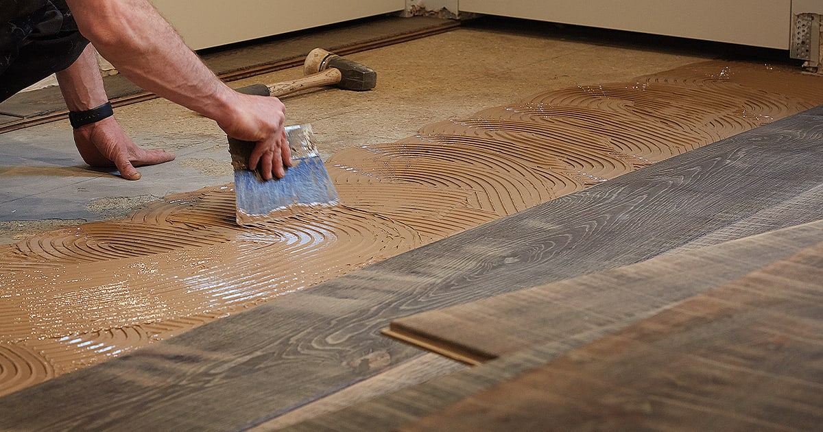 Installation of Havwoods timber flooring